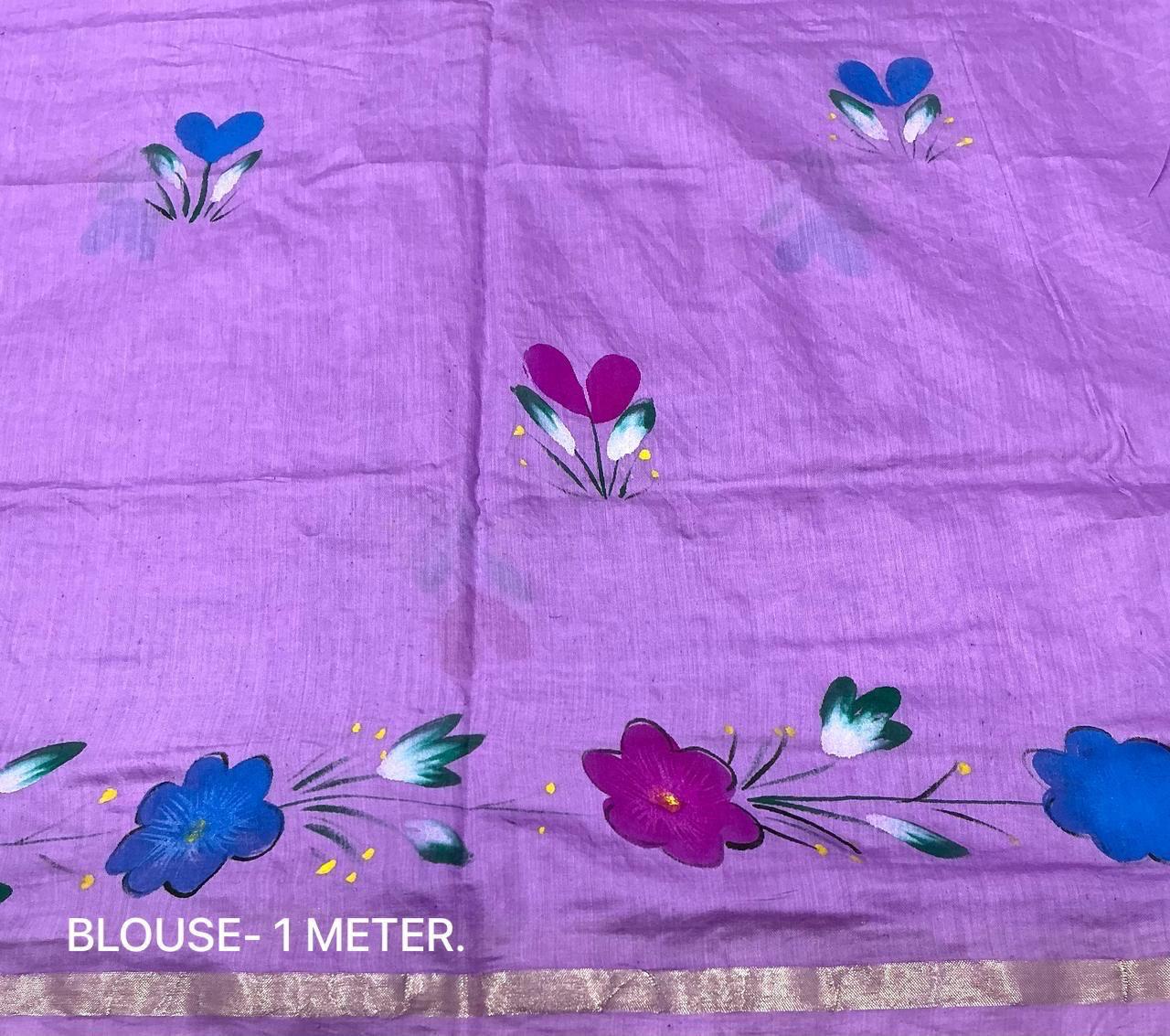 BHANDANI - PAINTED PALLU.