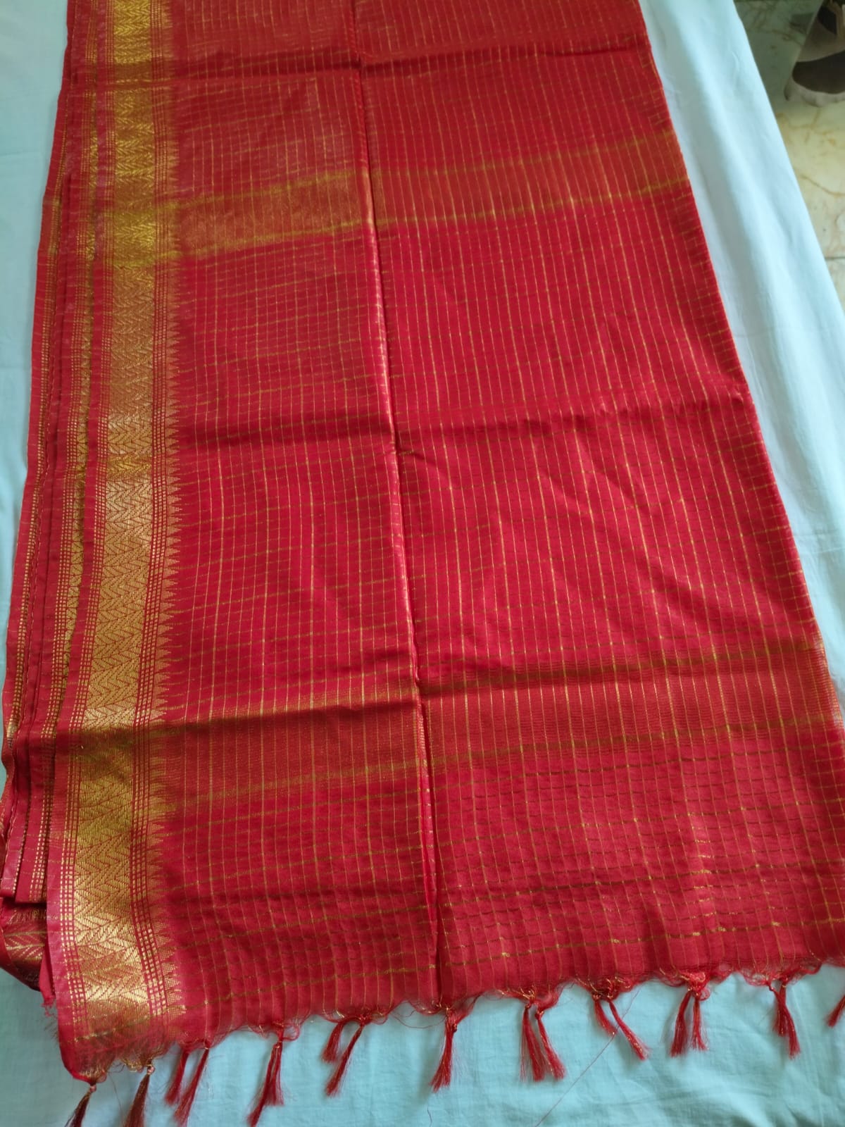 Bhagalpuri KOTA Check saree
