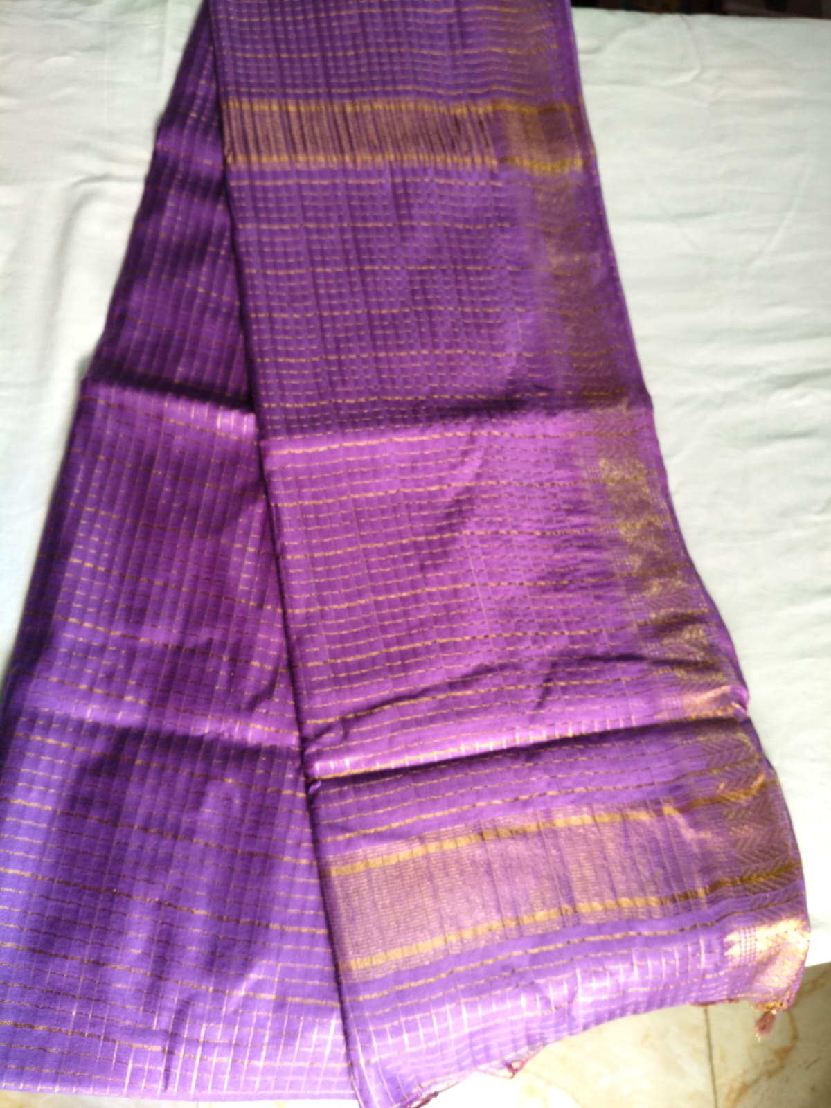 Bhagalpuri KOTA Check saree