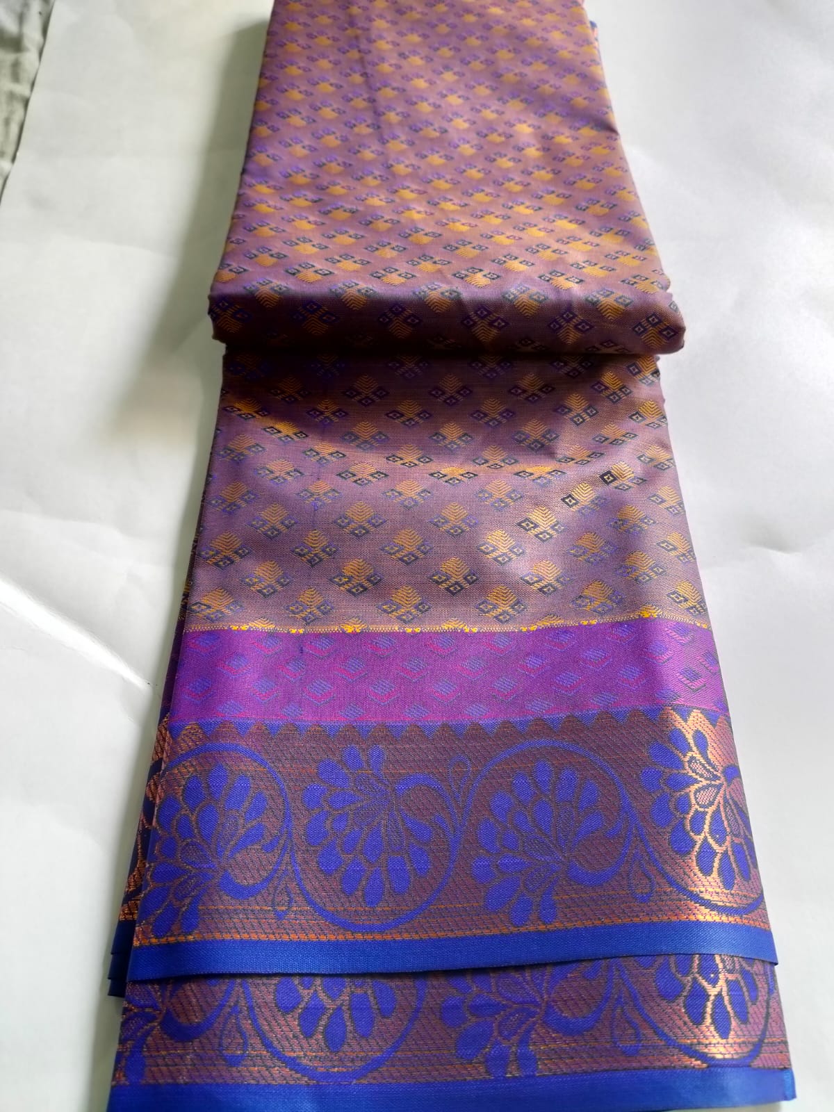 Kanchi PlainThread Butta Sarees