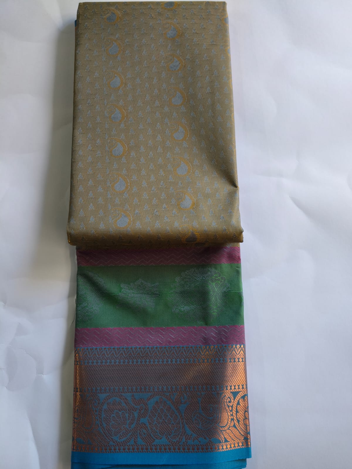 Kanchi PlainThread Butta Sarees