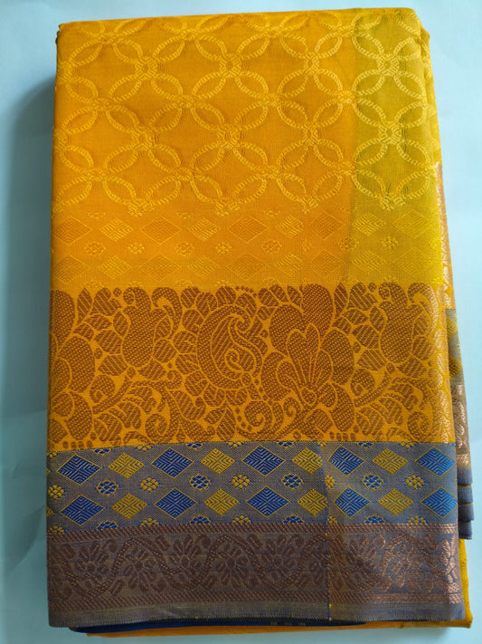 Kanchi PlainThread Butta Sarees