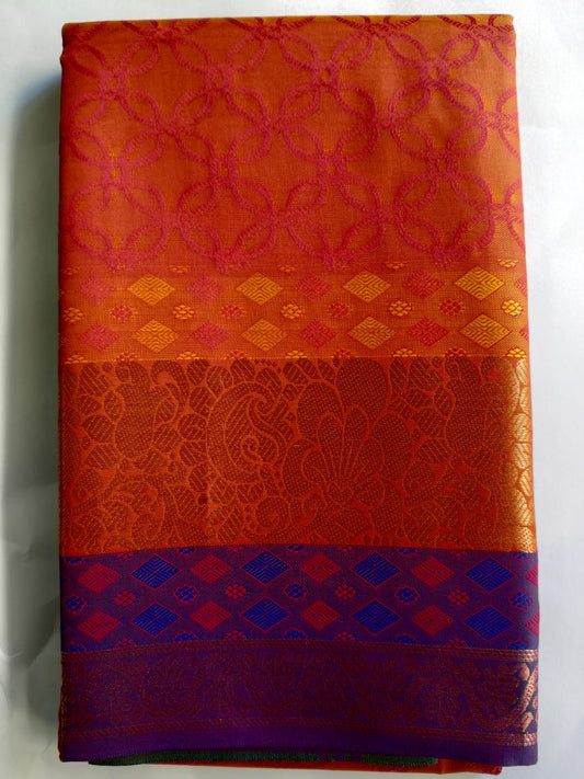 Kanchi PlainThread Butta Sarees