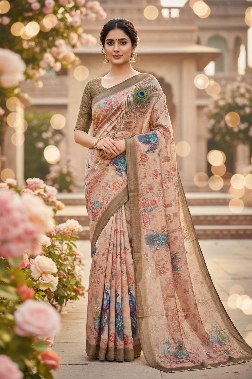 Tissue silk Digital printed