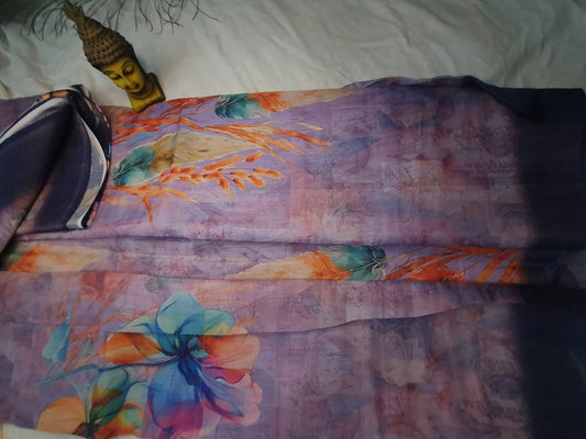 Tissue silk Digital printed